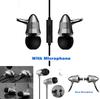 Silver Bullet Earphones Metal Deep Bass Wired Inear Headphones For Music Lovers