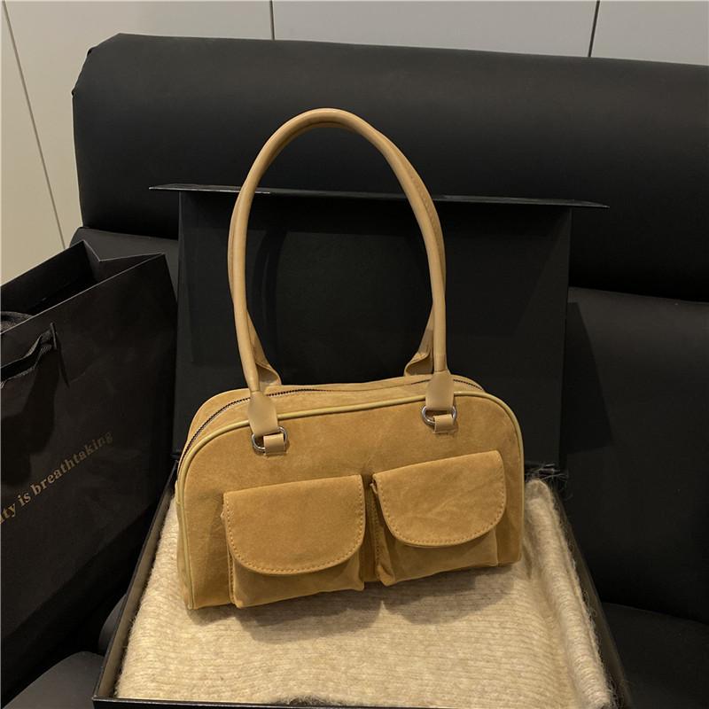 Trendy Women's Commuting Hand-held Small Square Bag, 2026 New Korean Versi Fashiable Versatile Shoulder Bags