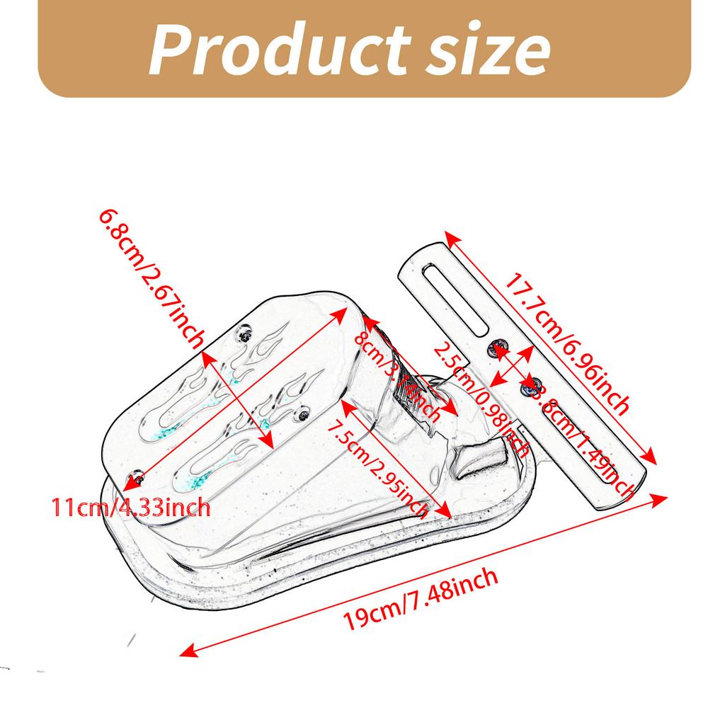 Enhancing Motorcycle Tail Lamp Lighting Turn Signal Lamp, LED Energy Saving Easy Installation for Safe Nighttime Rides