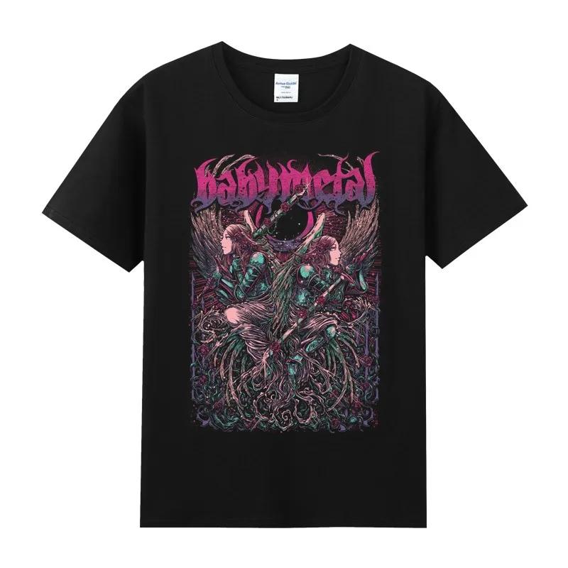 Hot Sale Summer Luxury  Pure Cotton Tee O Neck Short Sleeve Men's T-shirt Hip Hop Metal Rock  Clothes Women Tops