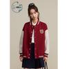 ZIHAN Women's College Style Retro Baseball Jacket