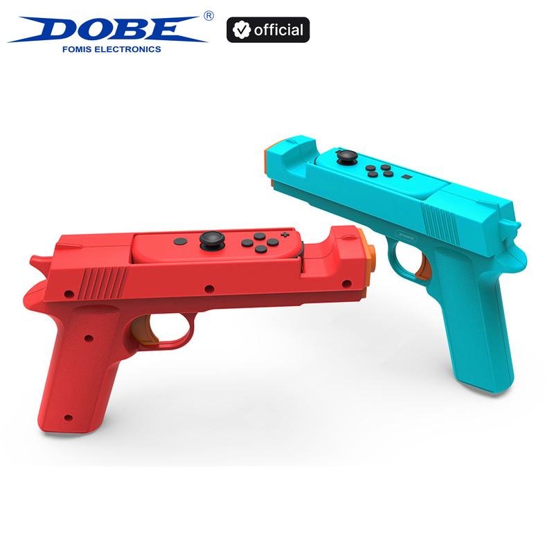DOBE Shooting Game Gun For Switch / Switch Oled Joy-Con | Handle Holder Somatosensory Gaming Gun Joypad Gunstock Hand Grip