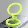 Dual-Side Magnetic Phone Holder Stand Foldable Desktop Car Mount With Finger Gyro Ring Zinc Alloy Strong Magnet