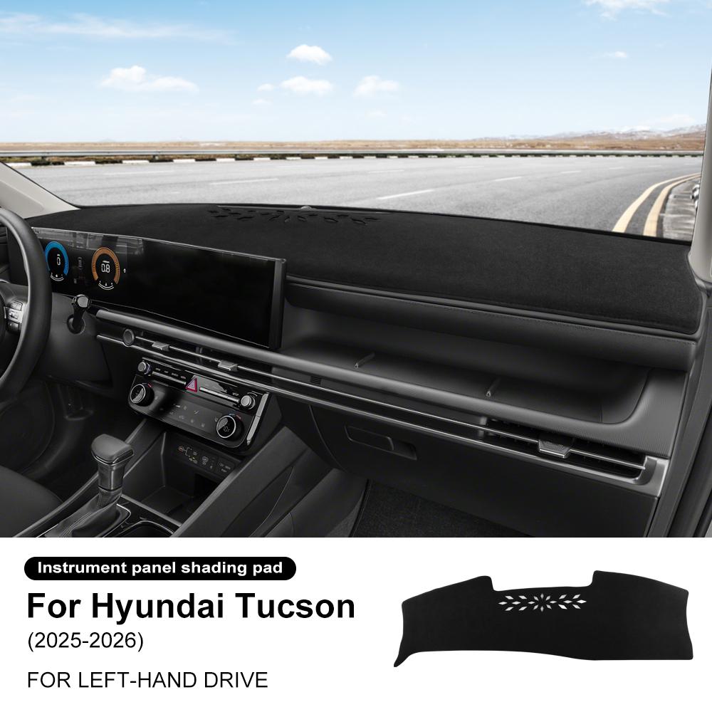 For Hyundai Tucson NX4 Facelift 2025 2026 Car Dashboard Cover Flannel Board Mat Carpet Pad Sunshade Cape Cushion Dashboard Cover