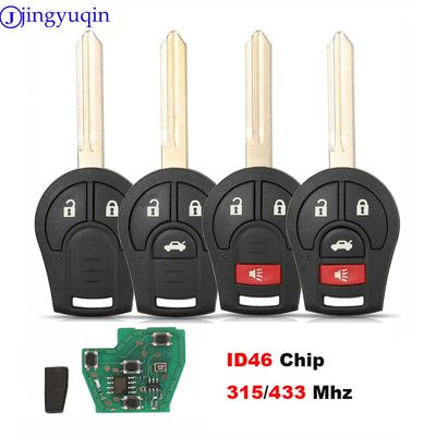 Jingyuqin 315/433MHZ Remote Key For Nissan Sylphy Cube Juke Rogue Micra Qashqai Altima Maxima Sentra Versa Transmiter CWTWB1U751