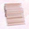 500Pcs Wooden Waxing Sticks for Eyebrow Bikini Hair Removal Smooth Flat Surface Beauty Wood Nail Sticks Manicure Pedicure Tool
