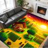 Crystal Velvet Rug Soft Non Slip Indoor Floor Mat Home DecorStardew Valley