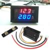 High Quality DC 100V 10A 100A Voltmeter Ammeter Blue + Red LED Amp Meter Ampere Voltage Double Digital Display Voltmeter