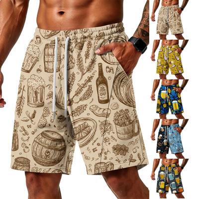 Men's Air Layer Loose Fit Shorts with Pockets for Sports Gym Training and Casual Beachwear Lightweight Comfortable Design