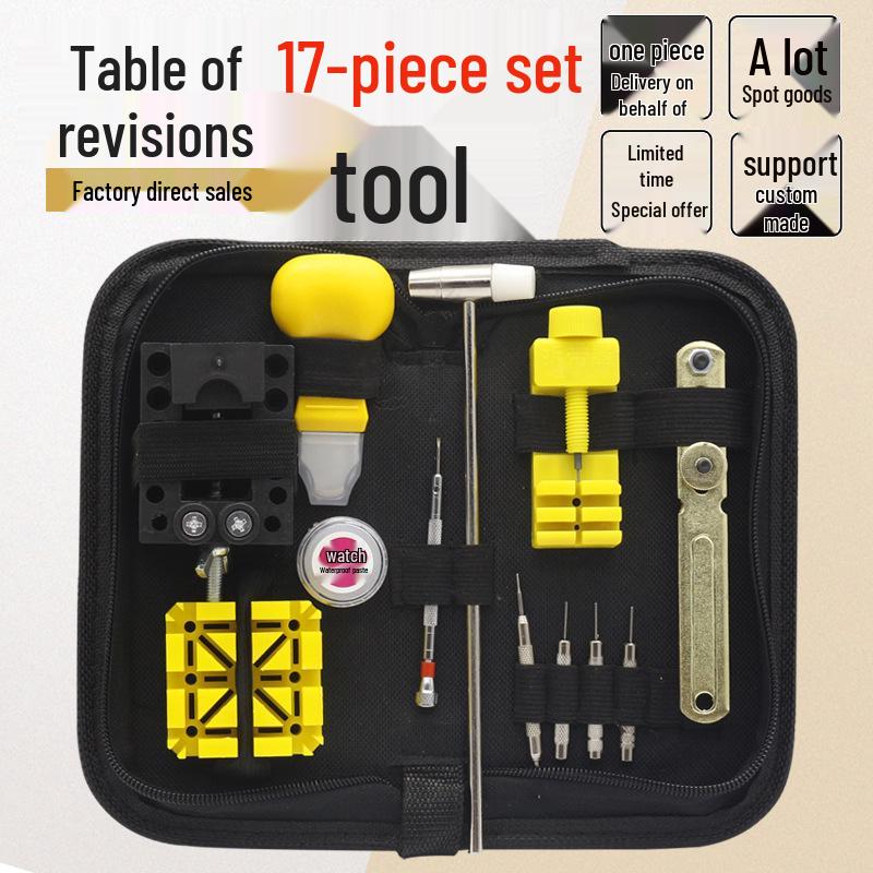 149-Piece Watch Repair & Disassembly Tool Set with Opener in Handy Tool Bag