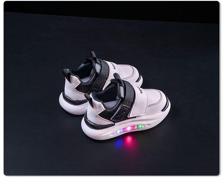 Leuchtende Sneaker für Kinder - Trendige Laufschuhe mit weicher Sohle für Jungen & Mädchen, Lässiger Stil für Frühling/Herbst