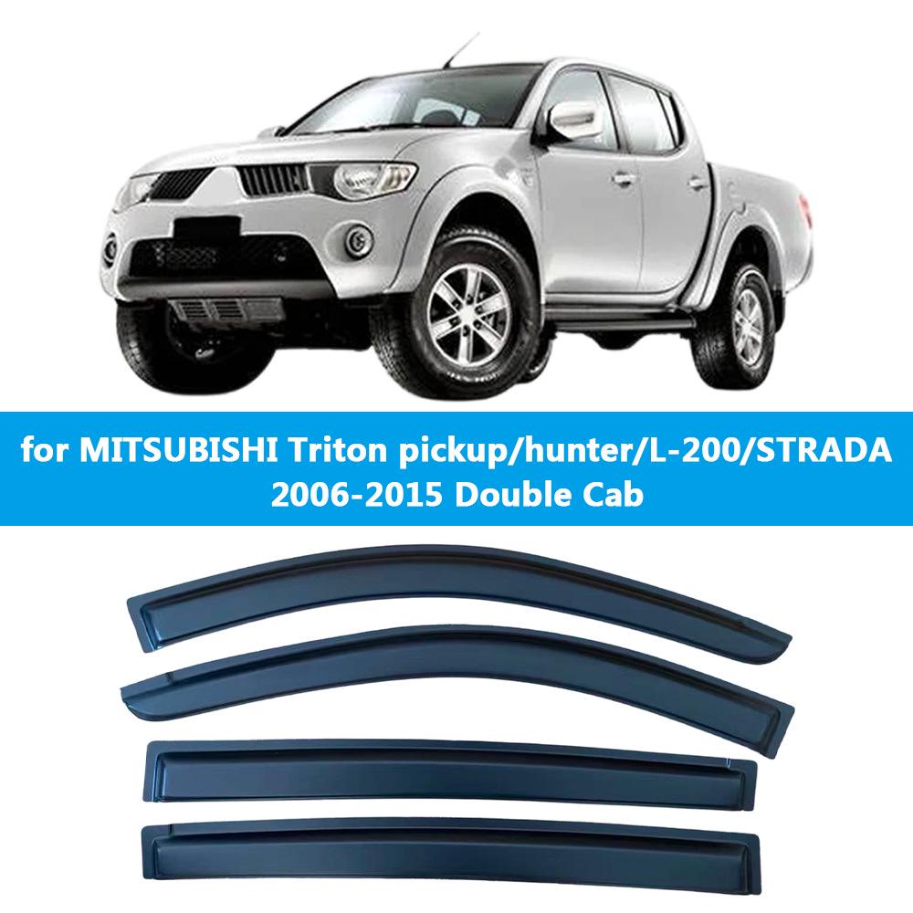 Дефлекторы окон (ветровики) Mitsubishi Triton/L-200/STRADA 06-15