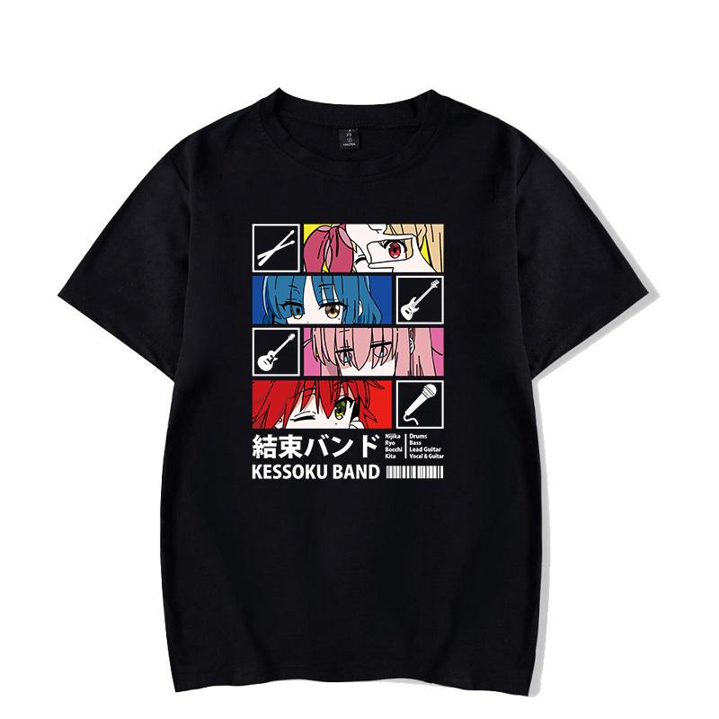 Tricou Clasic Special Bocchi the Rock Gotou Hitori Tricou Manga Anime Confortabil Hip Hop Grafic Tricou Mânecă Scurtă