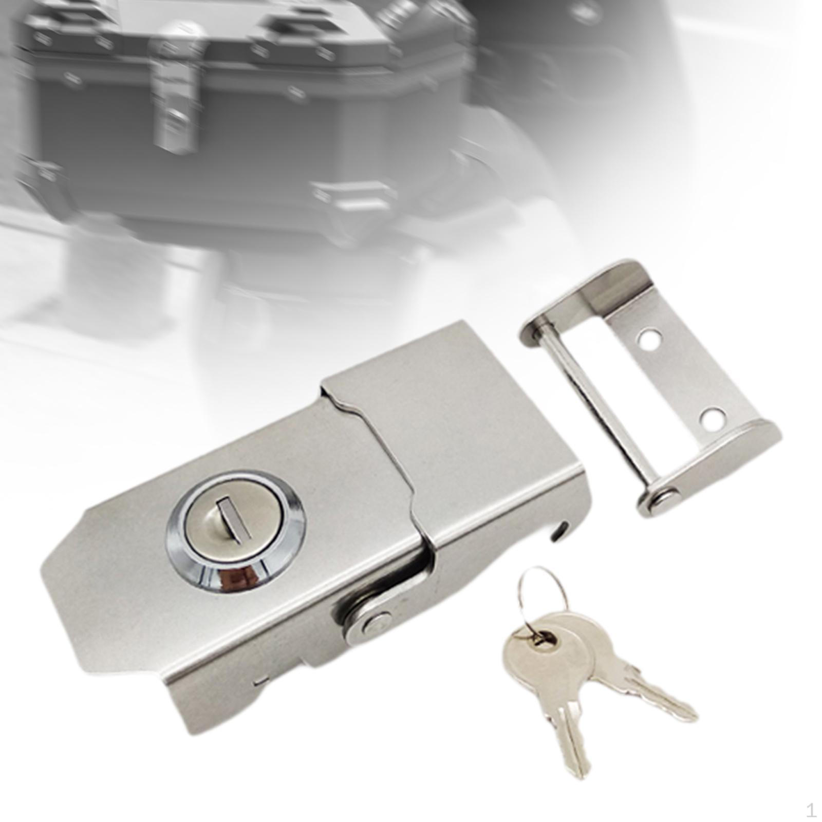 Замок заднего кофра мотоцикла из нержавеющей стали, аксессуары для мотоцикла, хвост 11cmx5cm