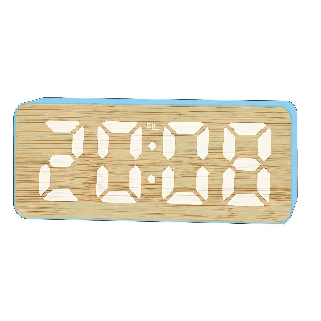 

1PC Mini Square Silent Alarm Clock, Bedside Desktop Electronic Clock, Simple Hour Clock in Student Dormitory Bedroom