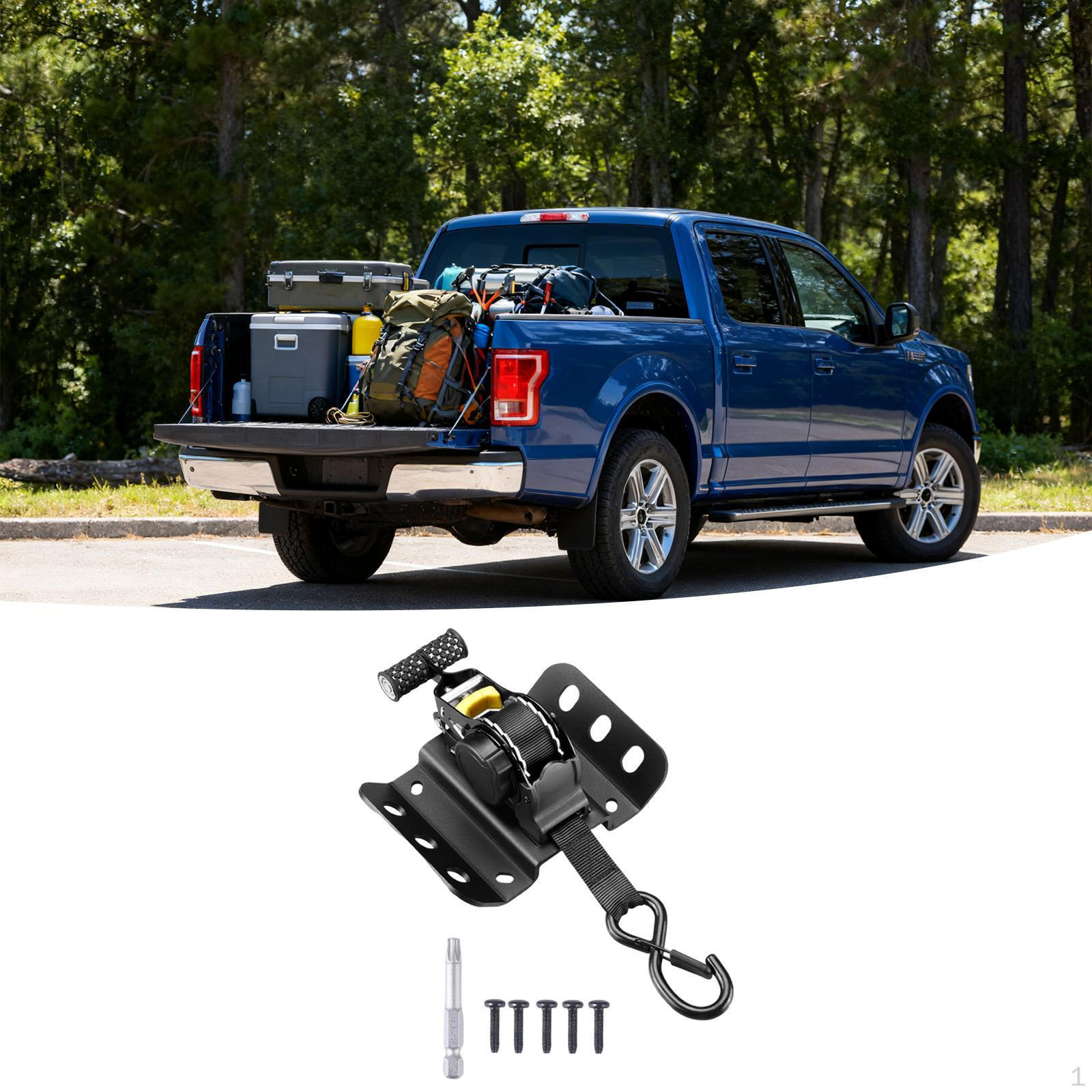 

Retractable Auto Ratchet Strap, Tie Down Convenient, Heavy Duty, Ergonomic, Quick