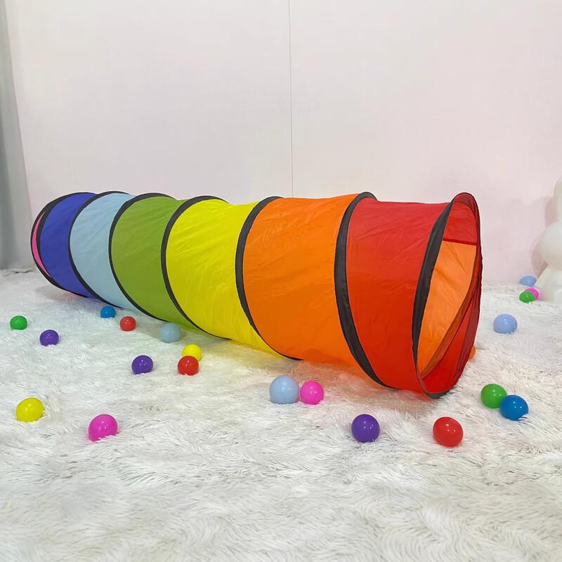OEING Kids Rainbow Play Tunnel