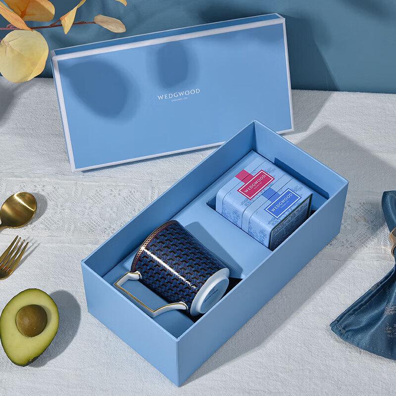 Wedgwood Byzantine Mug & Tea Caddy Set