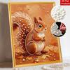 Pearl painting kit cute squirrel DIY home decoration painting animal artwork wall art decor.