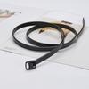 Knotted Leather Thin Belt Women'S Personality Casual Waist Chain Women'S Decorative Dress Shirt Belt