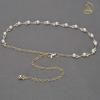 Women's Metal Thin Waist Chain Sweet Rhinestone Pearl Easiest for Matchstylish Chain