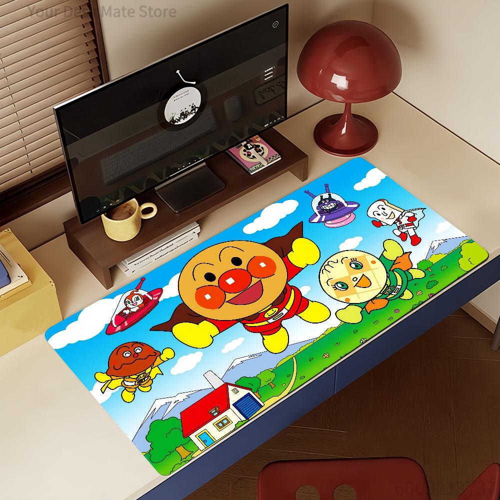 A-AnpanmanES Mouse Pad Non-slip Desk Mat PC Laptop Accessories Rubber Office Keyboard Large Gamers Decoracion