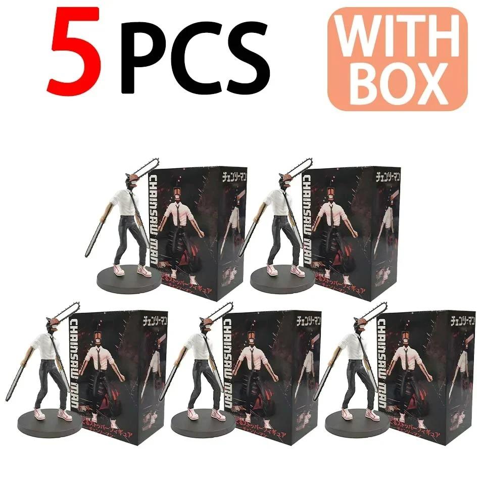 19cm Chainsaw Man Denji Anime Figure Denji/Power Action Figure 1560 Chainsaw Man Denji Figurine Adult Collectible Model Doll Toy