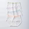 Women's Spring and Autumn Printed Cotton Gentle Small Floral Traceless Underwear