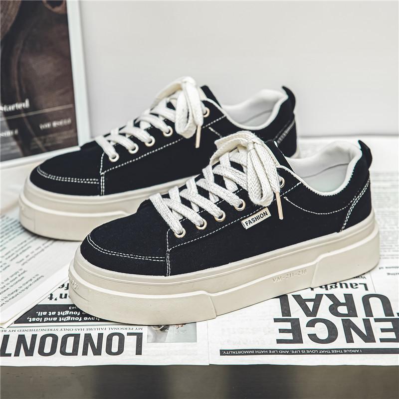 Herren Freizeitschuhe Vier Jahreszeiten Mode Leinwand Skateboarden Studenten Bequeme Sneaker Jungen Trendig Weiche Sohle Atmungsaktive Schuhe