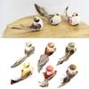 12Pcs Simulation Bird Miniature Decoration Diy Crafts Foam Feather Artificial Fake Birds Models For Home Garden Prop Decor