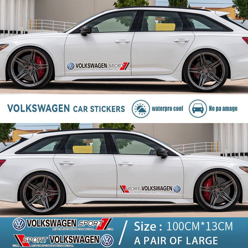 Car Windshield Sticker Front Window Decorative Decal For VW GTI Polo Golf Passat MK6 Tiguan Jetta Beetle ID.3 Arteon CC Hub Cap