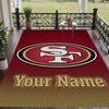 Custom Text Printed Rug San Francisco 49ers Non Slip Floor Carpet For Home Room Decor