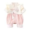 Autumn-Spring National Style Baby Romper for Girls - 1-Year-Old Outfit