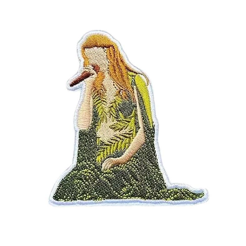 Taylor Singer Embroidery Cloth Sticker Rock Music Patch Sticker Guitar Player Computer Embroidery Label Bag Decoration Diy Sticker