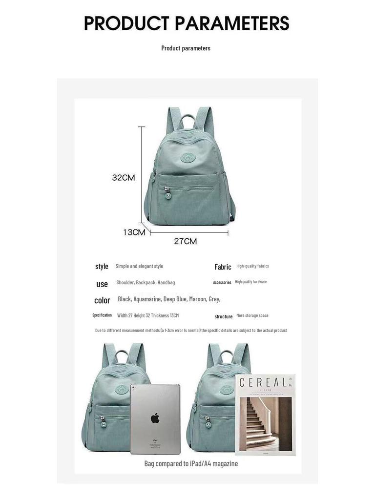 Women's 2025 Large Capacity Backpack - Versatile, Lightweight, Fashionable Travel and School Bag for College Students