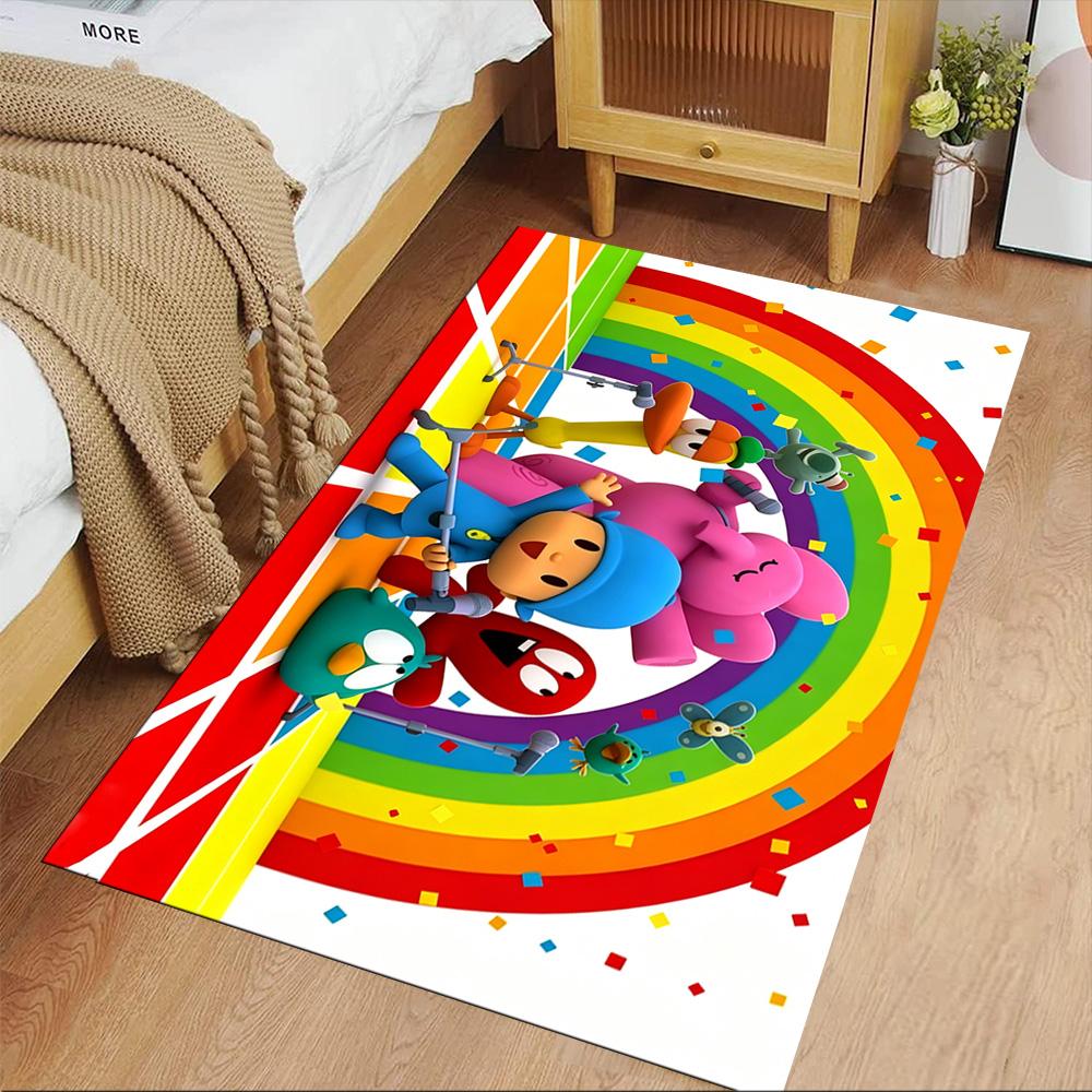 Pocoyo Carpet Suitable for Kitchen Hallway Balcony Dormitory Anti-slip Rug Decorate Offices Gift for Festivals