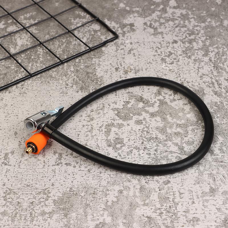 Reifenfüllschlauch M6 Verriegelbarer Luftdruckprüfer Mit Luftschlauch, Standard-Reifenventil Feingewinde, Füllschlauchadapter