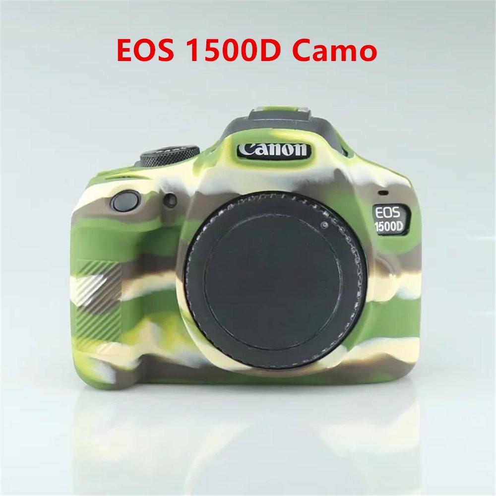 Soft Silicone Armor Camera Body Case For Canon EOS 750D 80D 800D 850D 1300D 1500D 200D 200D II Protective Skin Cover