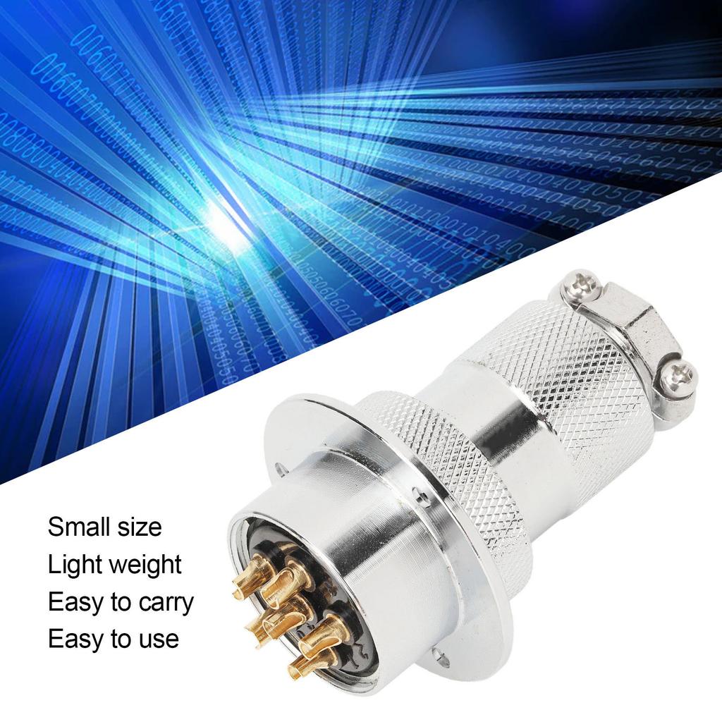 Aviation Plug Socket Compact Size Stable Performance Plugging Unplugging Resistance AC 250V