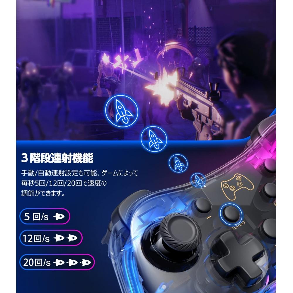 2023 Upgraded Version Compatible with Organic EL Model Switch Controller Switch Controller Wireless Switch Compatible with Professional Controller Swi