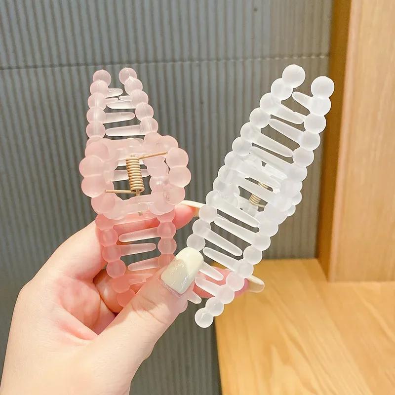 Transparent Hair Clip Claws for Women Girls Summer Sweet Crab Hair Barrettes Hairpins Headwear Party Hair Accessories Hairpins