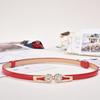 Belt Ladies Decorative Belt, Sweet Rhinestone Belt, Butterfly Pair Buckle With Belt Women