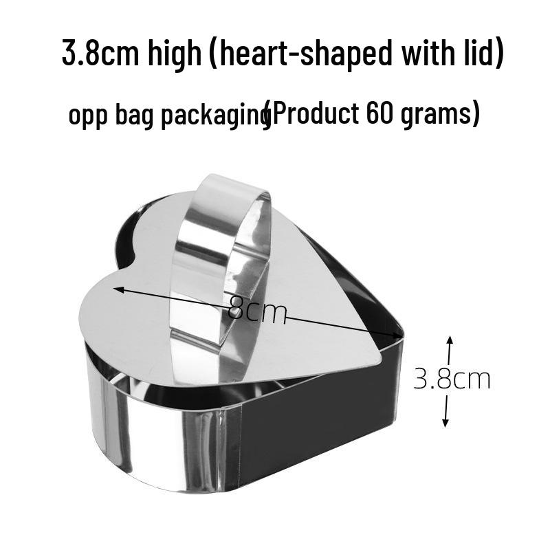 Stainless Steel Mousse & Cookie Cutter Set - Round Cake, Chocolate, DIY Baking Tool