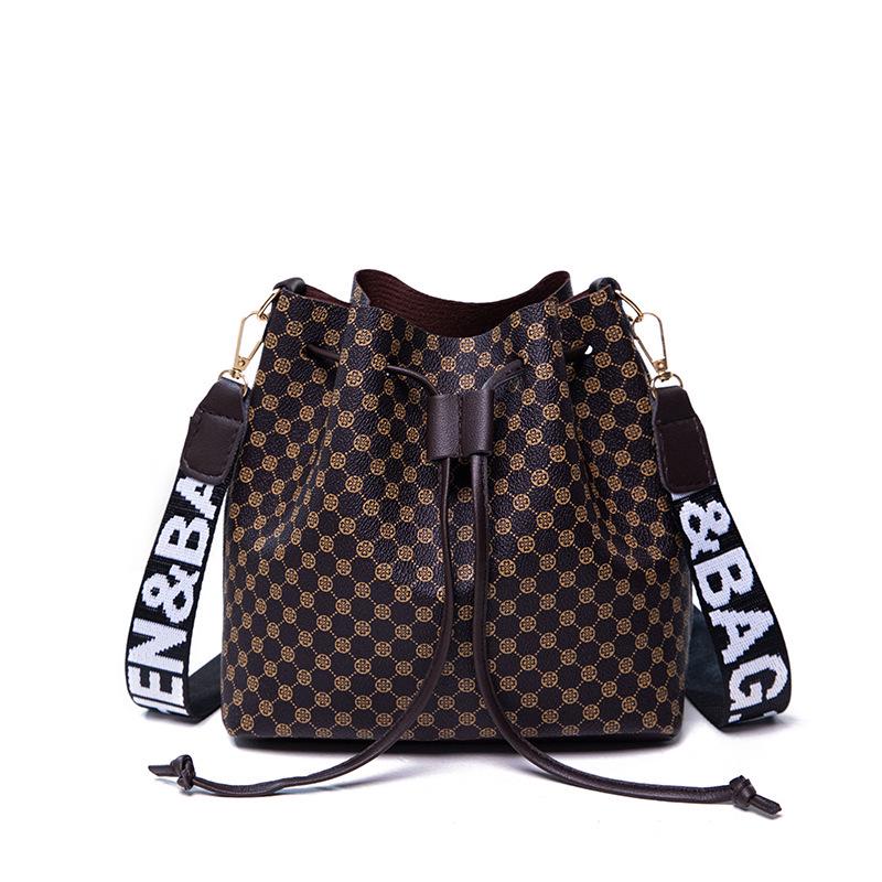 2023 Trendy Large-Capacity Drawstring Bucket Bag - Fashionable Crossbody/Shoulder Bag for Women