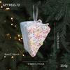 New Christmas Ornaments Cute Pink Cartoon Macaron Foam Candy Christmas Tree Pendant Pendant Props