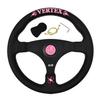 Vertex Universal Car Steering Wheel Leather Aluminum Alloy Embroidery Racing Modified Interior Parts Drift Sports Steering Wheel