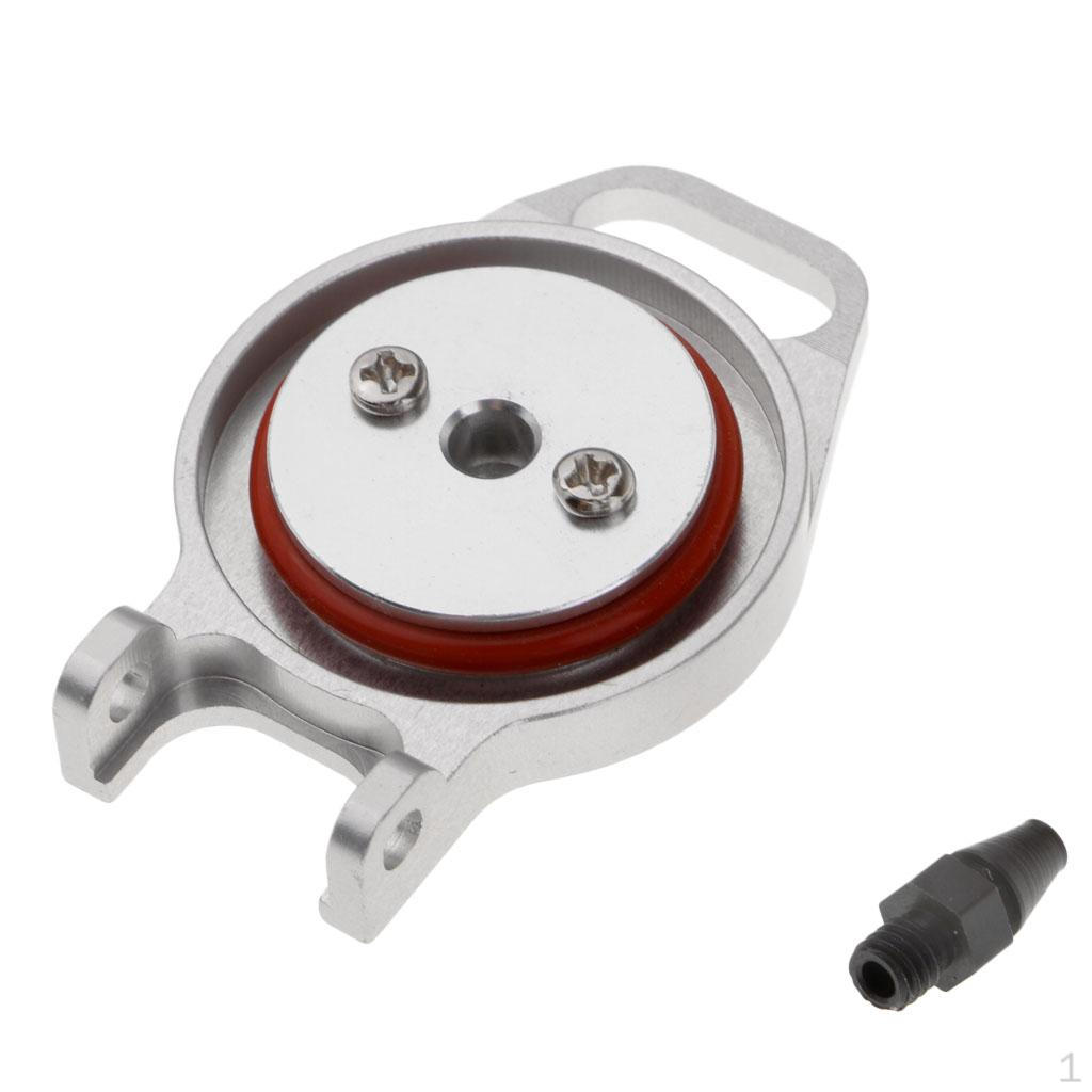 

102059 Aluminum Aolly Fuel Tank Cover For 1:10 94122 94155 94166 94177 94188 срібний