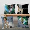 Anime P-Princess M-Mononoke Lucky Dragon Pillow Cover Sofa Cushion Cover Home Room Decoration Children Gift
