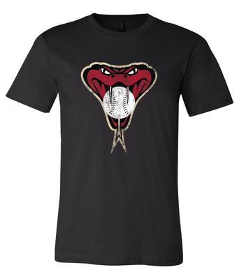 Arizona Diamondbacks Snake Logo Distressed Vintage Logo T-Shirt Sizes S-6XL!!