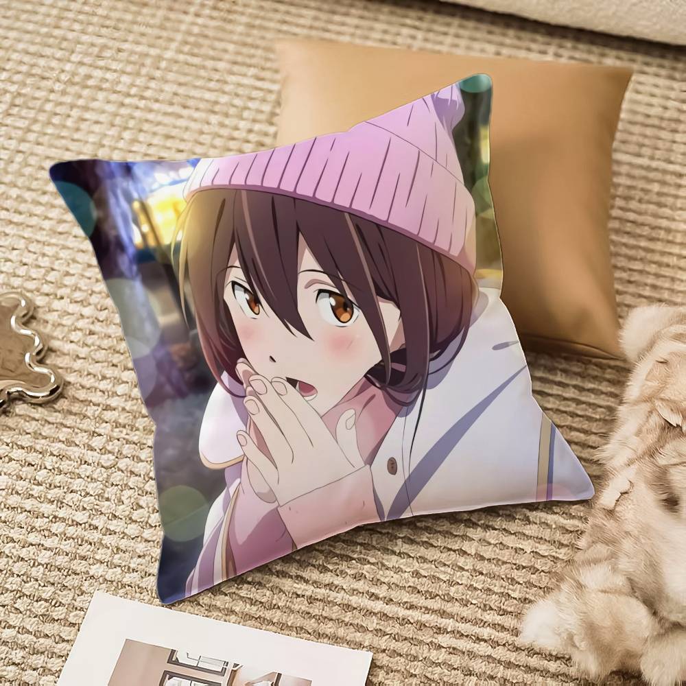 

Film-K-K-Kimi no Suizo wo TabetaiES-Drama Pillow Case Anti-dustmite Invisible zipper Sofa Bed 12x12Inch